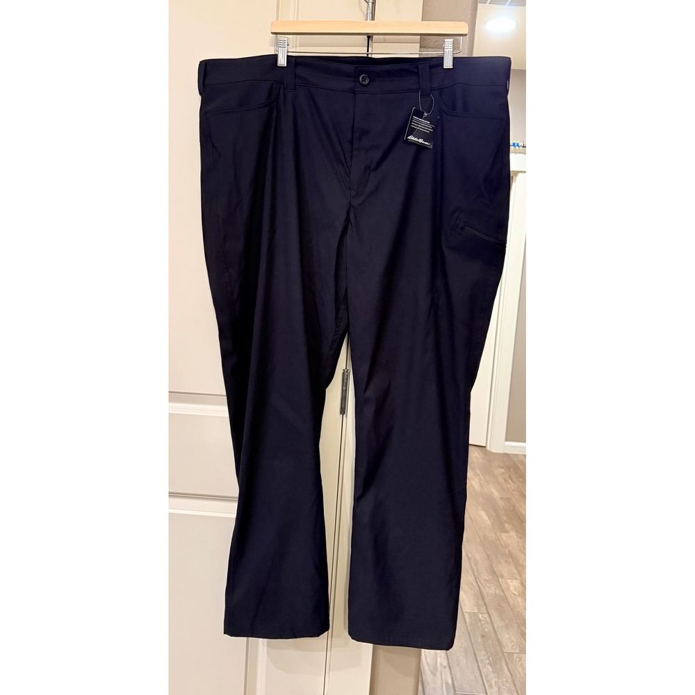 Eddie Bauer Wmns NWT Black Rainier Fleece Lined Nylon Pants Plus Size 24 Outdoor - Picture 9 of 9